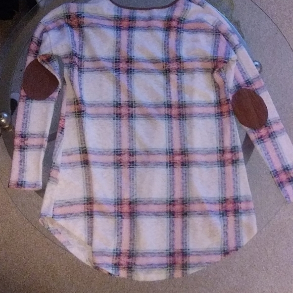 LOLLIPOP STAR flannel dress with elbow patches - Picture 2 of 5